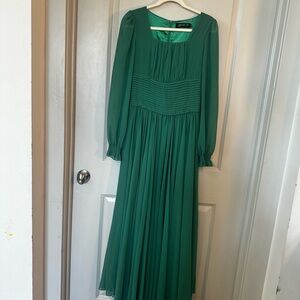 plus size womens semi formal dresses Plus Size White V-neck Formal Cocktail Dress with Pockets main image 0